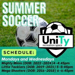 Summer Soccer Schedule - June 29-Aug 20